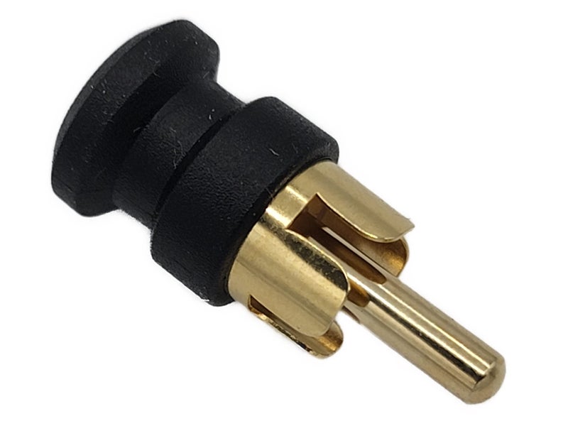 Traktronix 20 pcs Gold RCA SHORTING CAPS - Noise Stopper Gold Plated Cap Dust Protector RCA Input Plug - Image 1